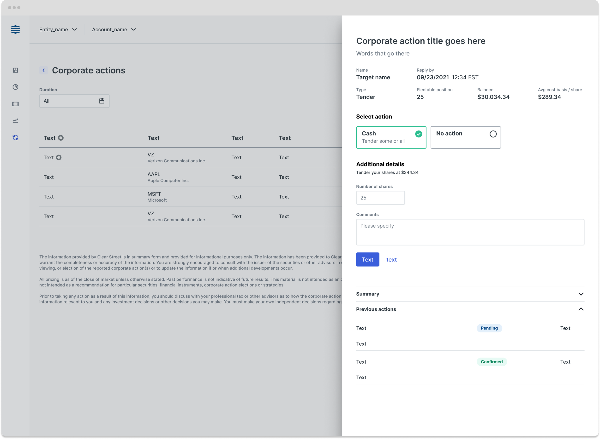 Client portal, Brent Brooks